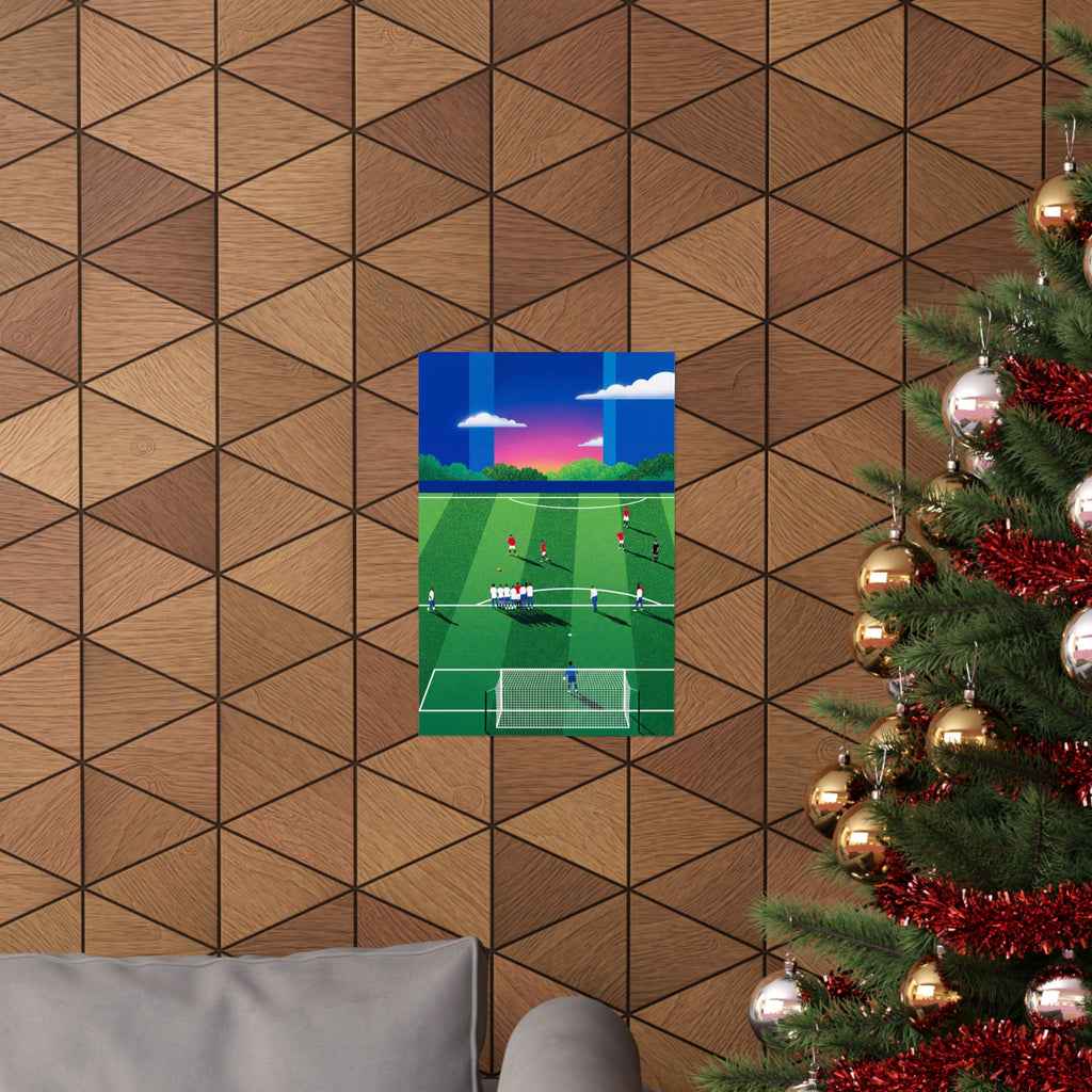 Cristiano Ronaldo Freekick Poster