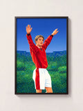 David Beckham Man Utd Art Print | Giclée Football Poster | Wall Art