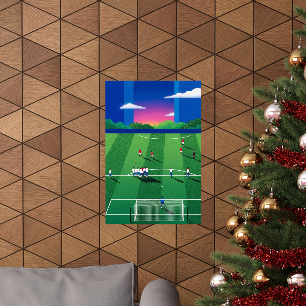 Cristiano Ronaldo Freekick Poster